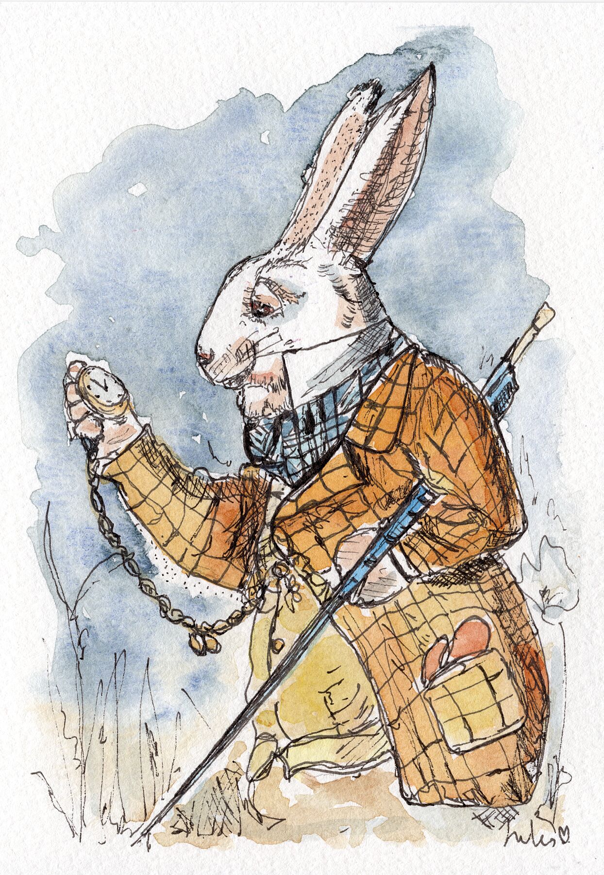 White Rabbit Time – Jules Smith Art